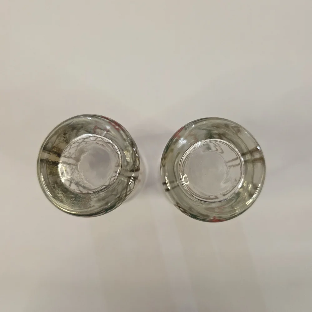 Holmegaard 1989 Christmas Dram Glasses Set of 2 Jette Frølich Holiday Denmark